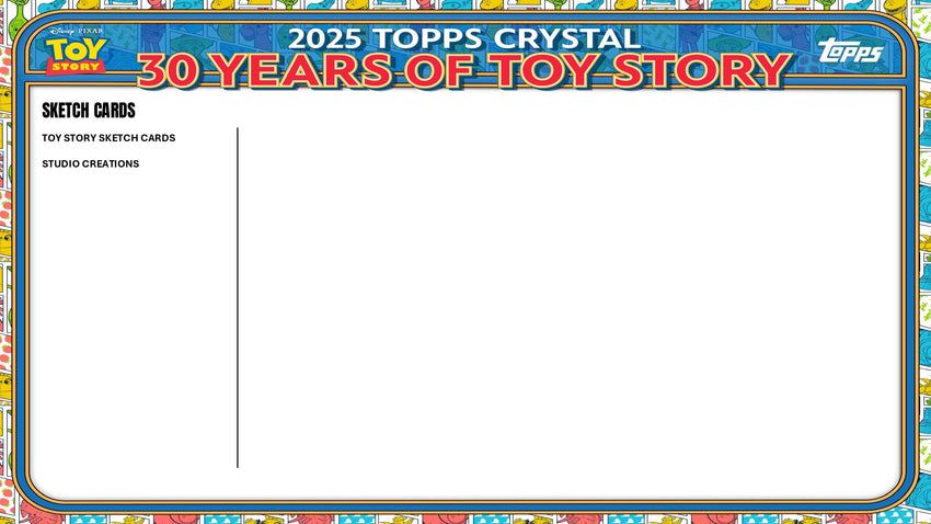 2025 Topps Crystal 30 Years of Toy Story Hobby Box