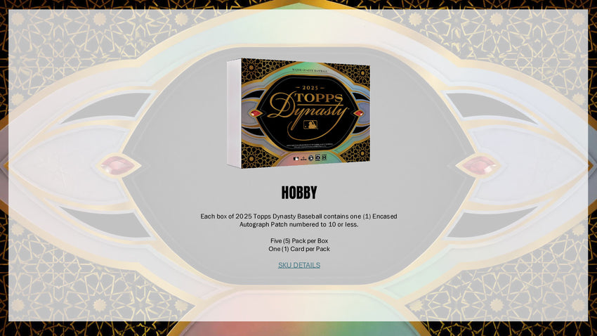 2025 Topps Dynasty Baseball Hobby Box (Pre Order)