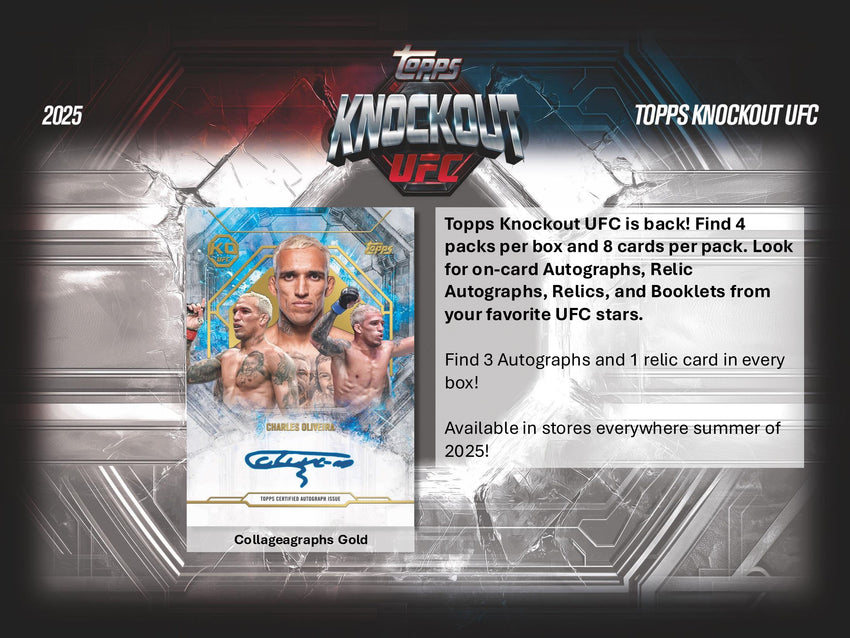 2025 Topps Knockout UFC 1 Box Opening - #30774・Random Pack (Dec 17 4pm)