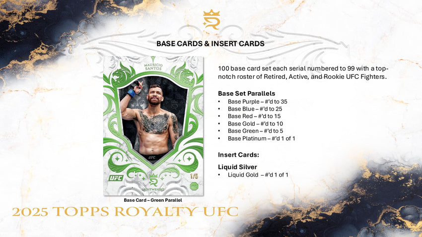 2025 Topps UFC Royalty Hobby Box