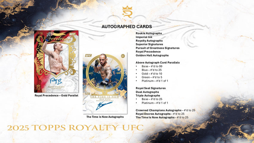 2025 Topps UFC Royalty Hobby Box