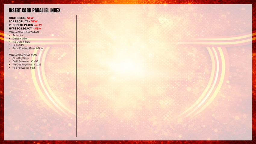 2025 Topps McDonalds All American Basketball hobby Box