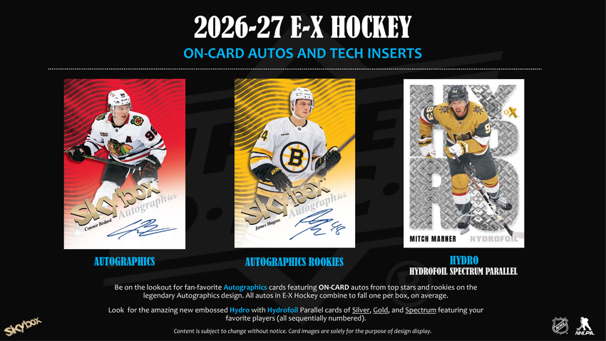 2026-27 Upper Deck Skybox E-X Hockey Box (Pre Order)-Cherry Collectables