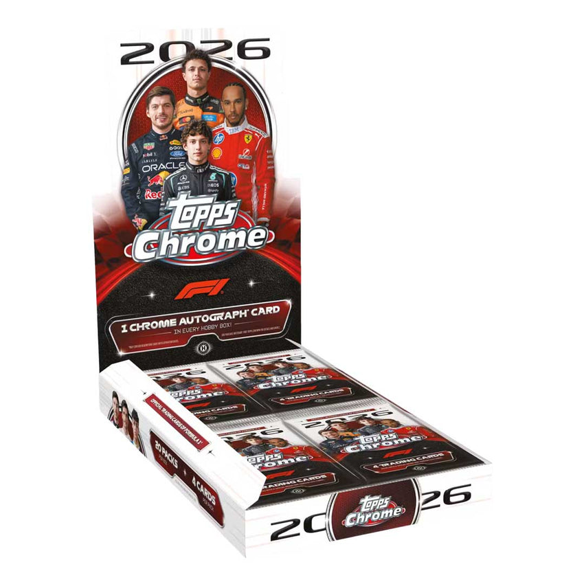 2026 Topps Chrome F1 Formula 1 Hobby Box-Cherry Collectables