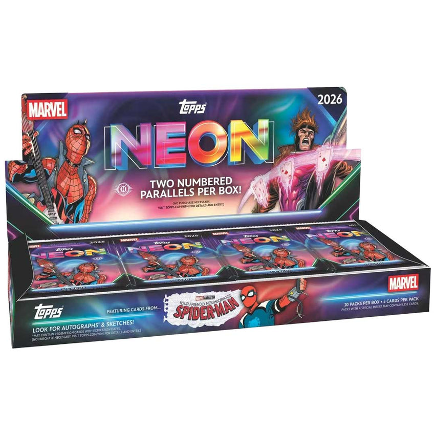 2026 Topps Marvel Neon Hobby Box-Cherry Collectables