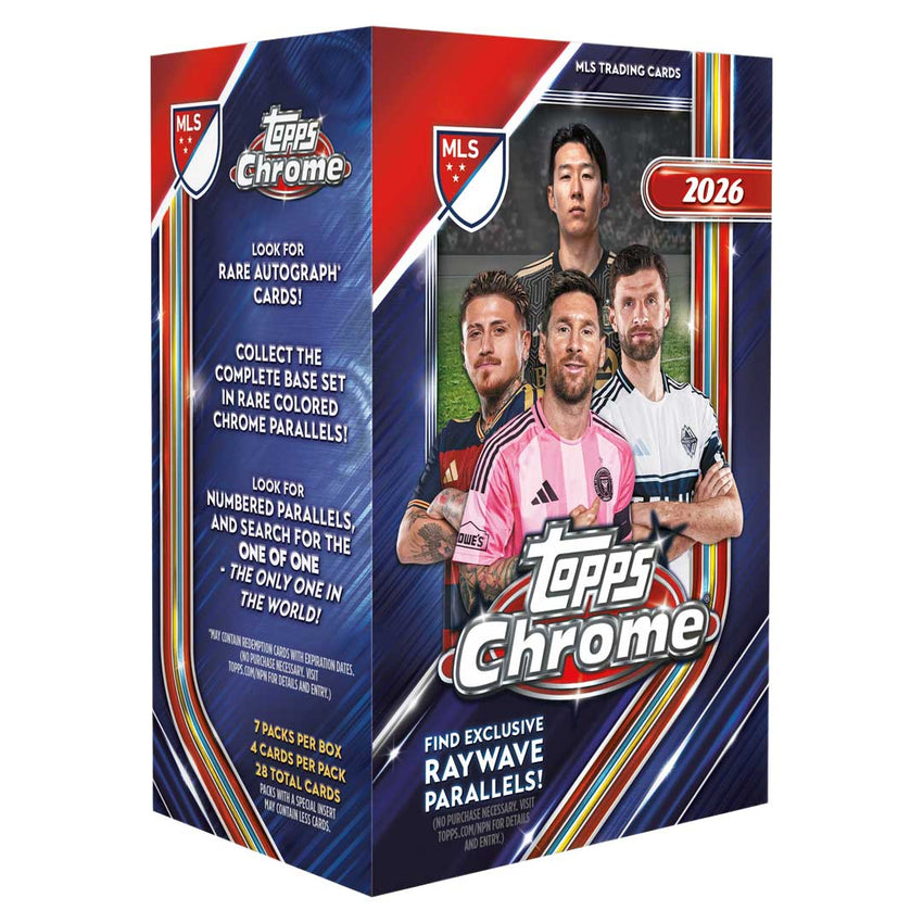 2026 Topps Chrome MLS Soccer Blaster Box (Pre Order)