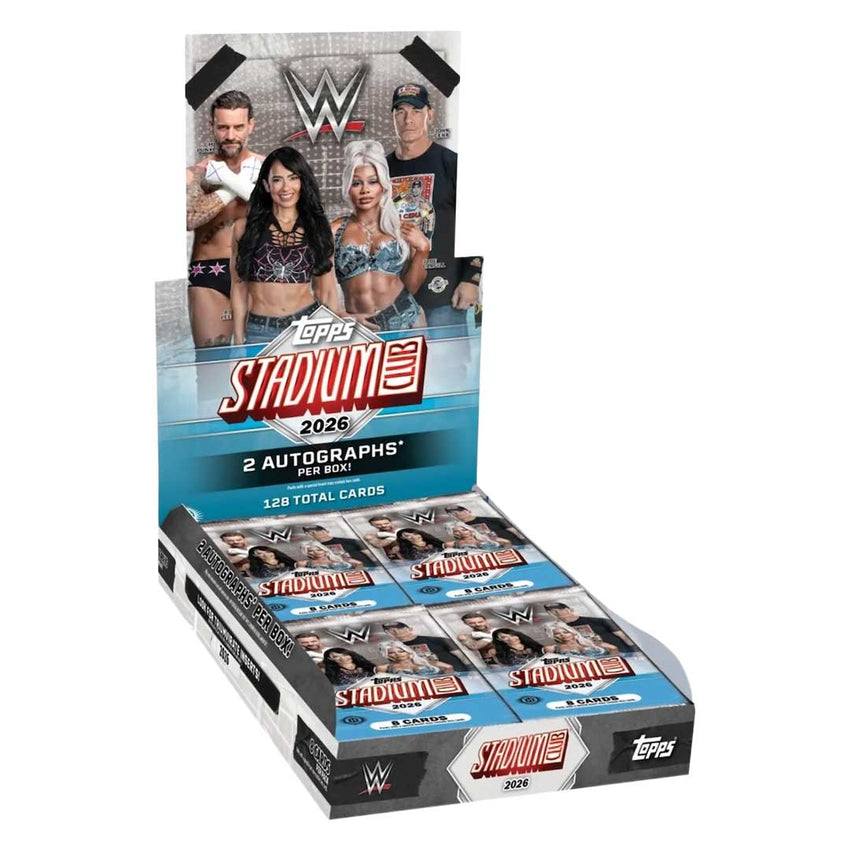 2026 Topps Stadium Club WWE Wrestling Hobby Box (Pre Order)-Cherry Collectables