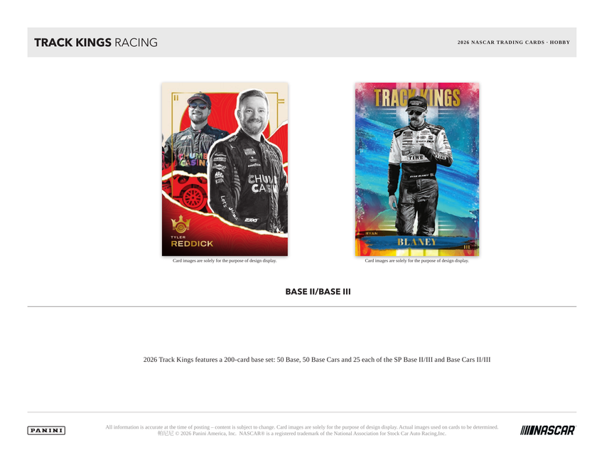 2026 Panini Track Kings Racing Hobby Box-Cherry Collectables