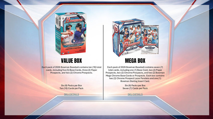 2026 Bowman Baseball Hobby Box (Pre Order)