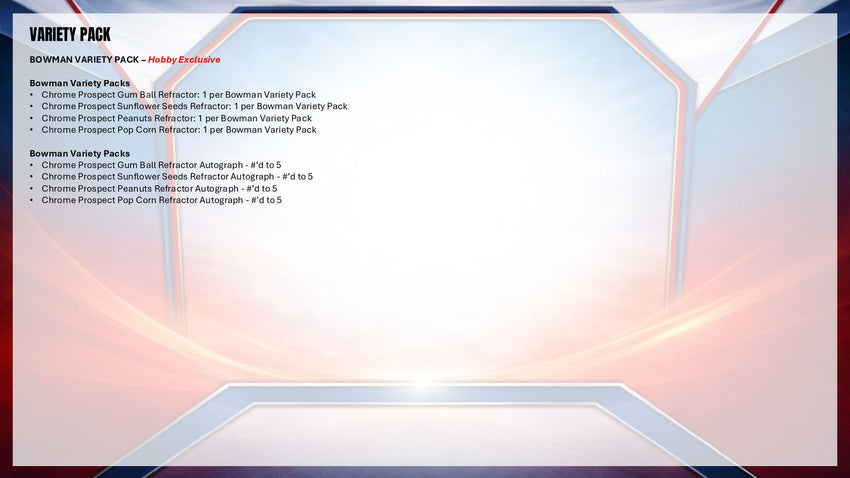 2026 Bowman Baseball Hobby Box (Pre Order)