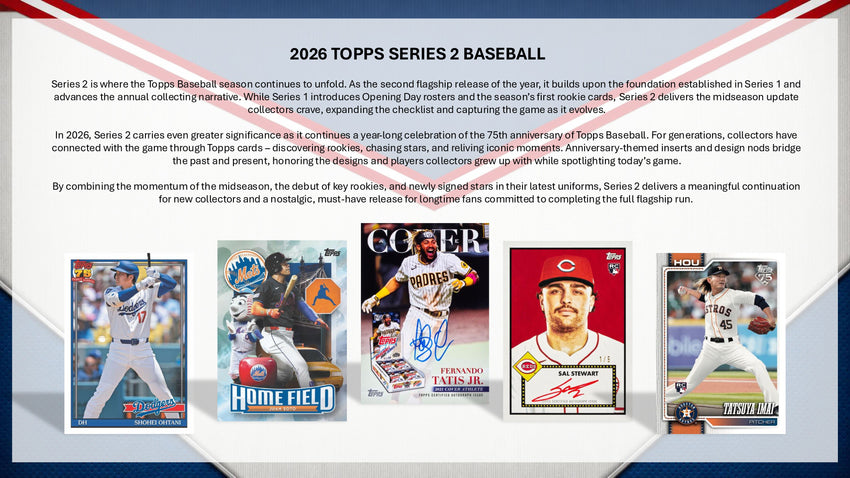 2026 Topps Series 2 Baseball Hobby Pack