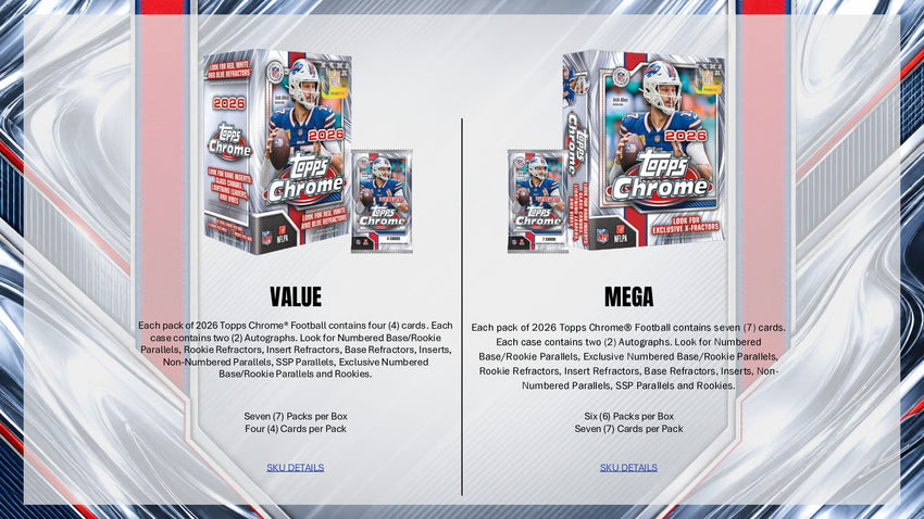 2026 Topps Chrome Football Delight Box (Pre Order)