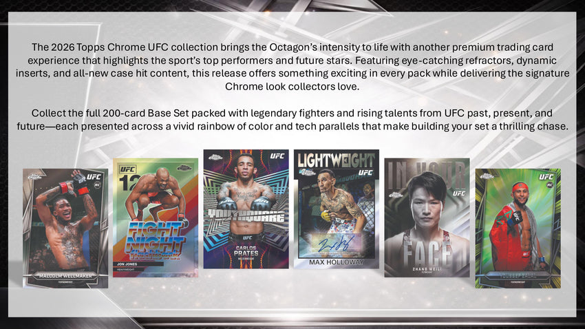 2026 Topps Chrome UFC Hobby Pack