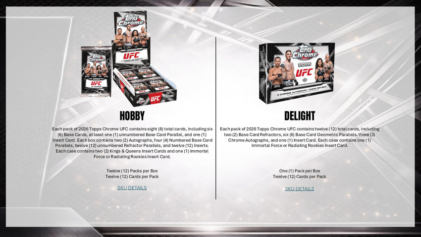 2026 Topps Chrome UFC Hobby Pack