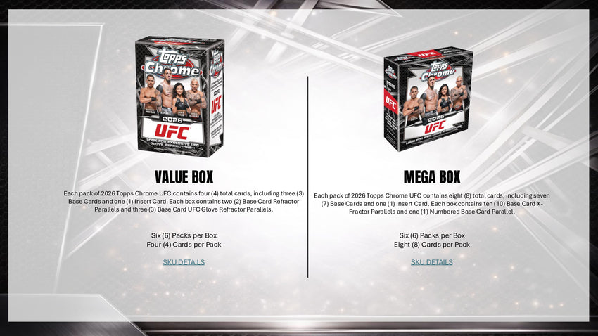 2026 Topps Chrome UFC Hobby Pack