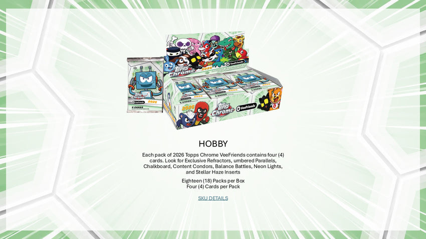 2026 Topps Chrome VeeFriends Hobby Box