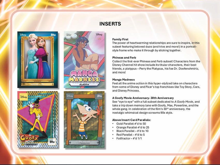 2026 Topps Disney Neon Blaster Box