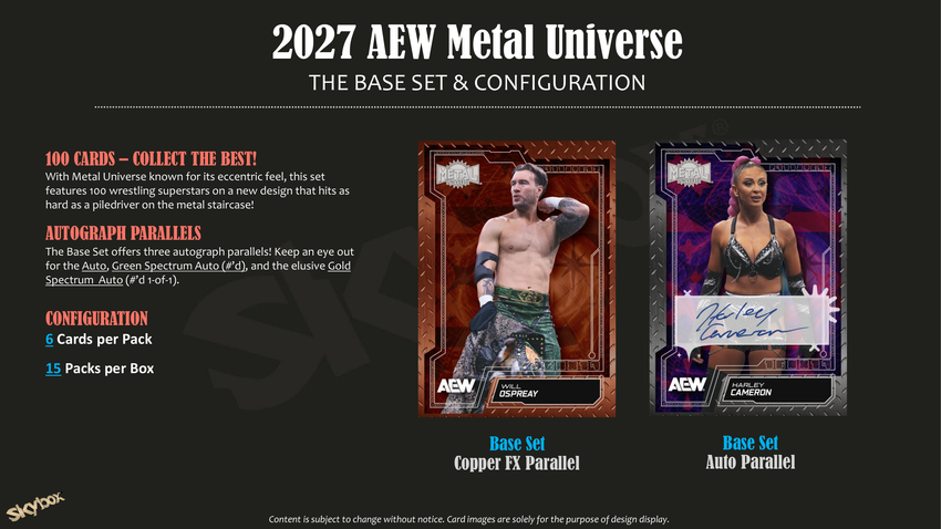 2027 Upper Deck Skybox Metal Universe AEW Wrestling Hobby Box (Pre Order)-Cherry Collectables