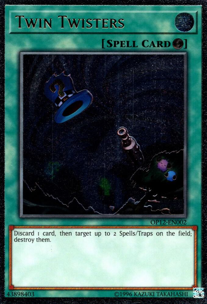 Twin Twisters - OP12-EN001 - Ultimate Rare Tournament Pack 12