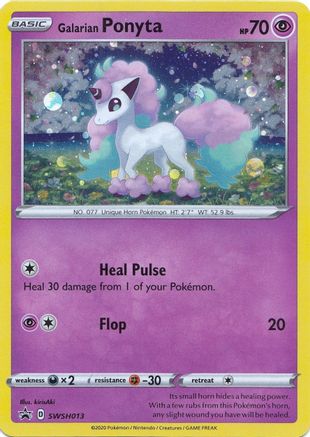 Galarian Ponyta - SWSH013 - Pokemon SWSH Sword & Shield Promo
