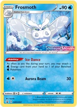 Frosmoth - SWSH007 - Pokemon SWSH Sword & Shield Promo