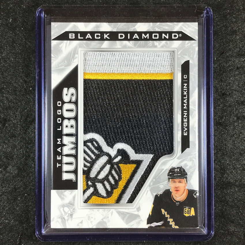 2024-25 Black Diamond NHL EVGENI MALKIN Team Logo Jumbo Puzzle Patch #EM