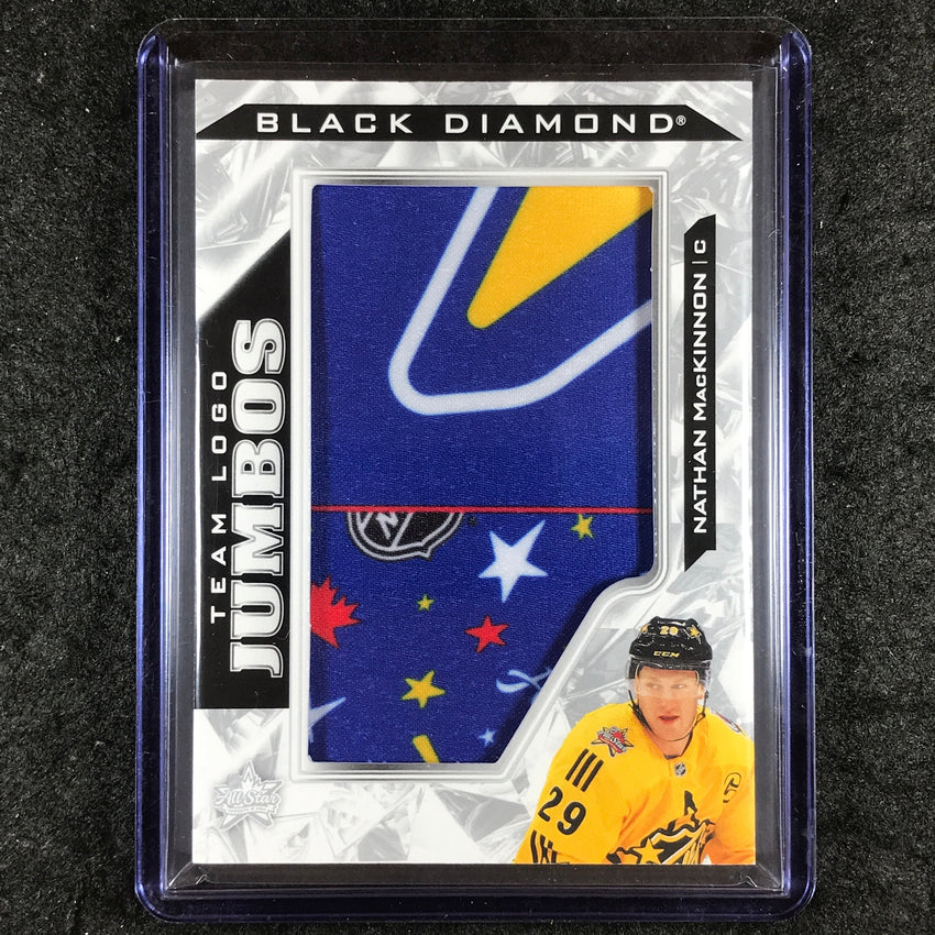 2024-25 Black Diamond NHL NATHAN MACKINNON Team Logo Jumbo Puzzle Patch #NM