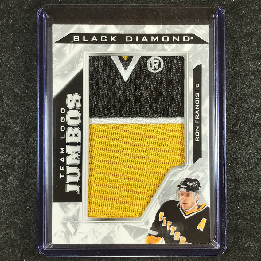 2024-25 Black Diamond NHL RON FRANCIS Team Logo Jumbo Puzzle Patch #RF