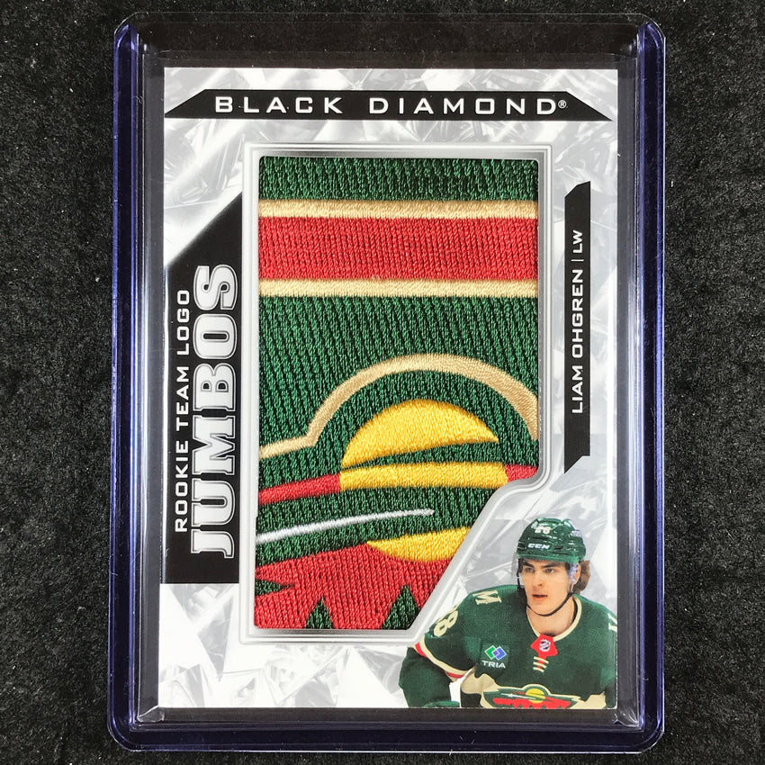 2024-25 Black Diamond NHL LIAM OHGREN Rookie Team Logo Jumbo Puzzle Patch #LO
