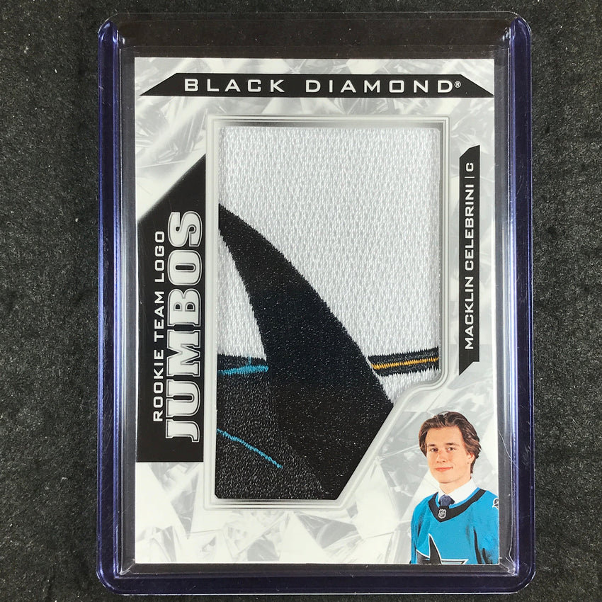 2024-25 Black Diamond NHL MACKLIN CELEBRINI Rookie Team Logo Jumbo Patch #MC