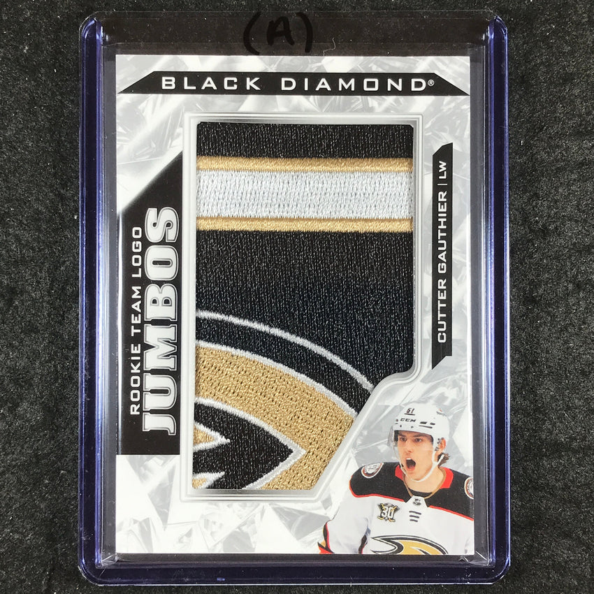 2024-25 Black Diamond NHL CUTTER GAUTHIER Rookie Team Logo Jumbo Patch #CG (A)