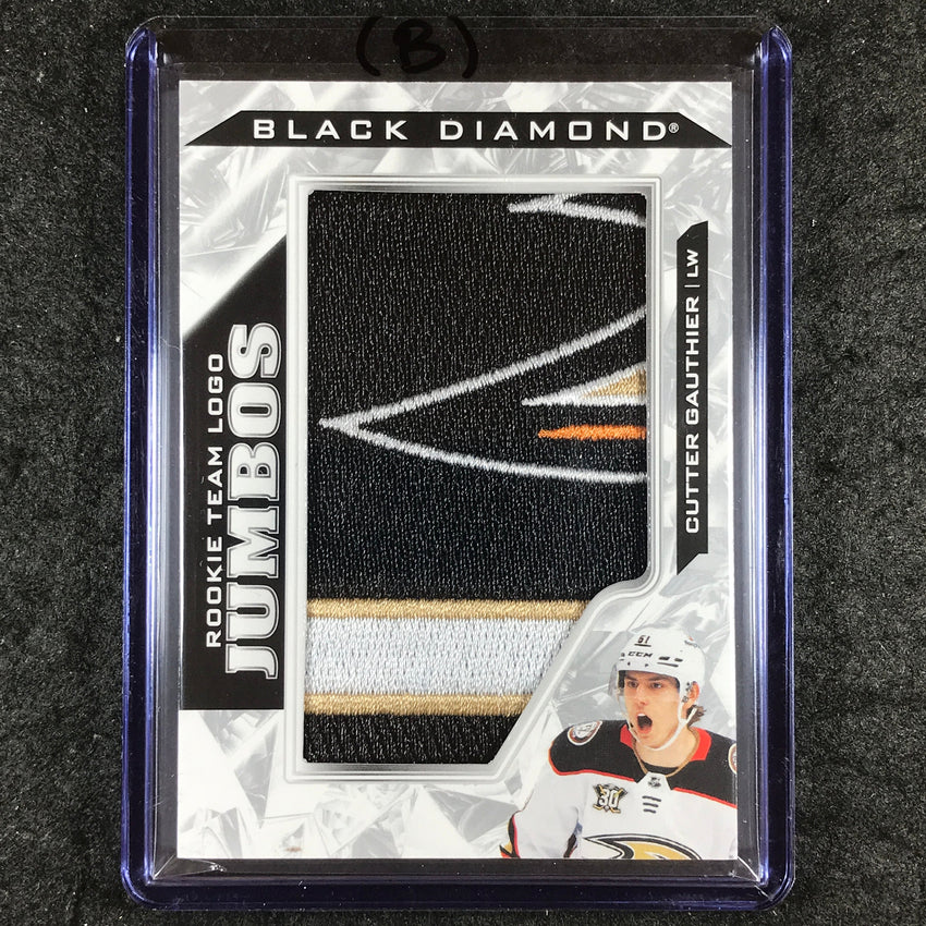 2024-25 Black Diamond NHL CUTTER GAUTHIER Rookie Team Logo Jumbo Patch #CG (B)