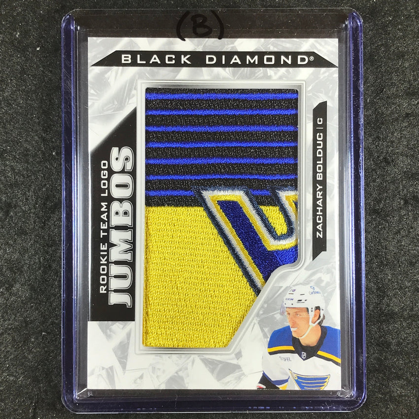 2024-25 Black Diamond NHL ZACHARY BOLDUC Rookie Team Logo Jumbo Patch #ZB (B)