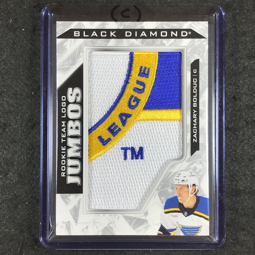 2024-25 Black Diamond NHL ZACHARY BOLDUC Rookie Team Logo Jumbo Patch #ZB (C)