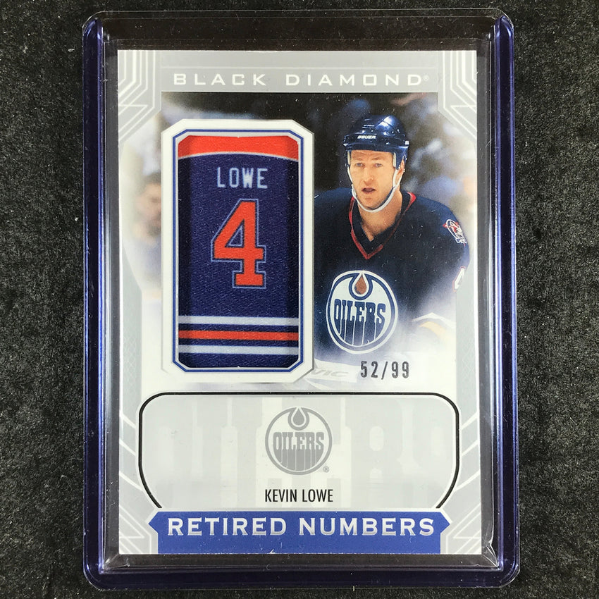 2024-25 Black Diamond NHL KEVIN LOWE Oilers Retired Numbers Patches 52/99