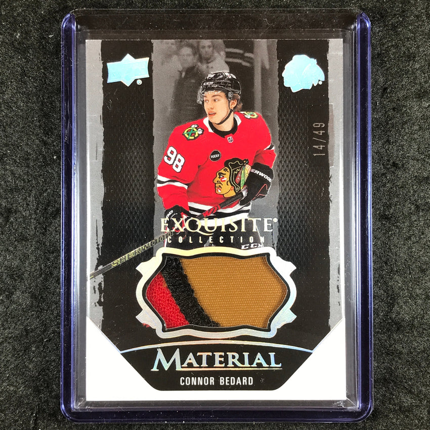 2024-25 Black Diamond NHL CONNOR BEDARD Exquisite Materials Patch 14/49