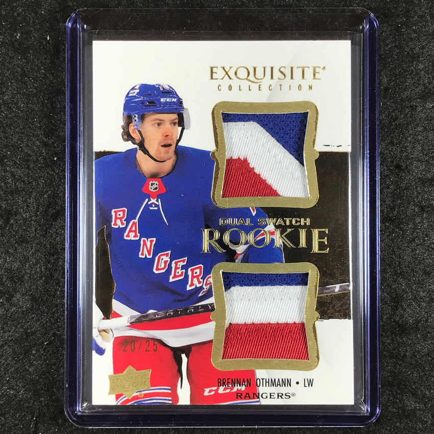 2024-25 Black Diamond NHL BRENNAN OTHMANN Exquisite Rookie Dual Swatch 20/25