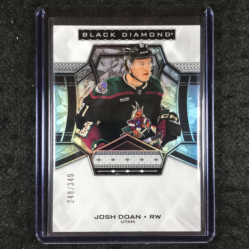2024-25 Black Diamond NHL JOSH DOAN Rookie Base 248/349