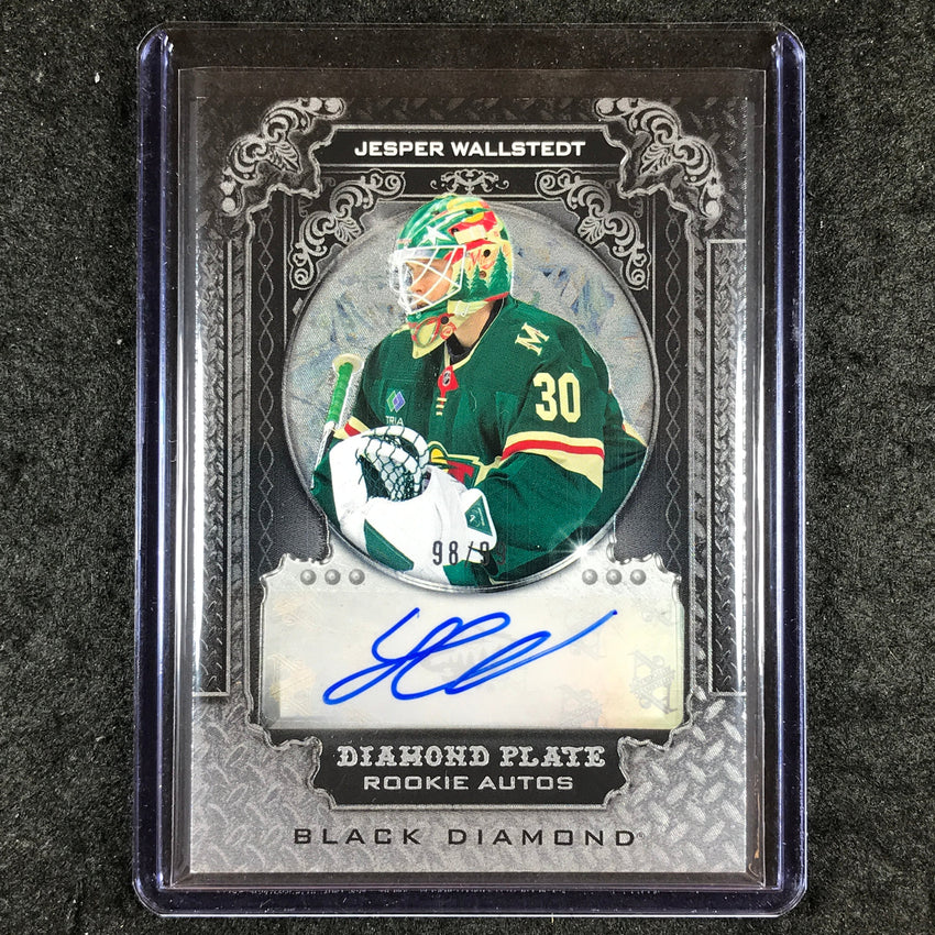2024-25 Black Diamond NHL JESPER WALLSTEDT Diamond Plate Rookie Auto 98/99