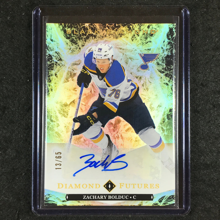 2024-25 Black Diamond NHL ZACHARY BOLDUC Diamond Futures Rookie Auto 13/65