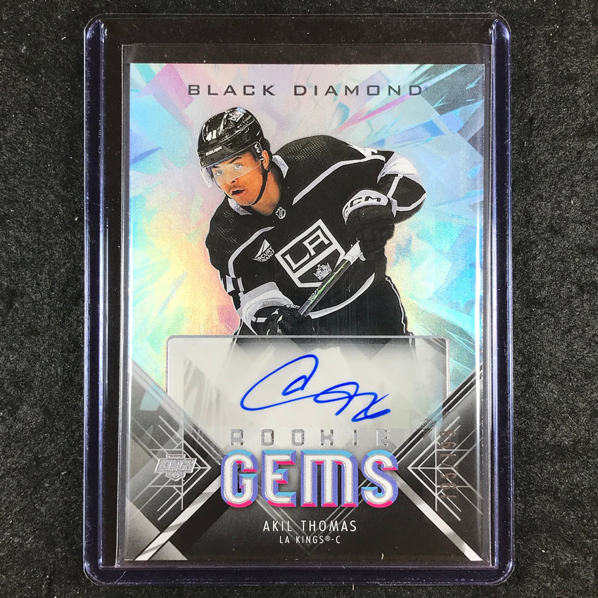 2024-25 Black Diamond NHL AKIL THOMAS Rookie Gems Signatures Auto 195/199