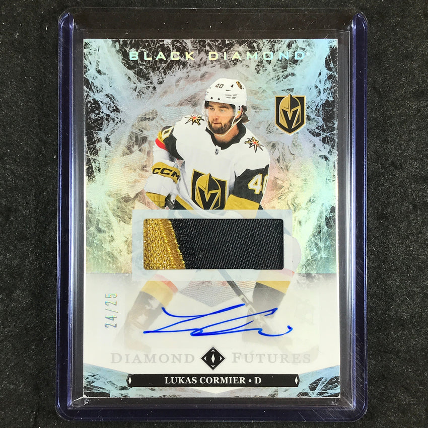 2024-25 Black Diamond NHL LUKAS CORMIER Diamond Futures Rookie Patch Auto 24/25