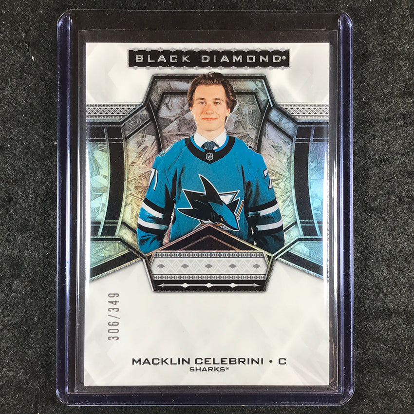2024-25 Black Diamond NHL MACKLIN CELEBRINI Rookie Base 306/349