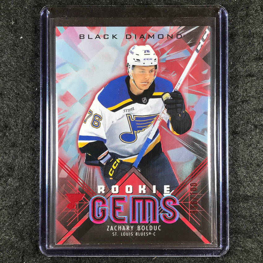 2024-25 Black Diamond NHL ZACHARY BOLDUC Rookie Gems Red 38/100