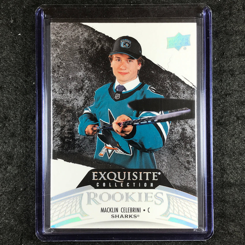 2024-25 Black Diamond NHL MACKLIN CELEBRINI Exquisite Rookies 241/399