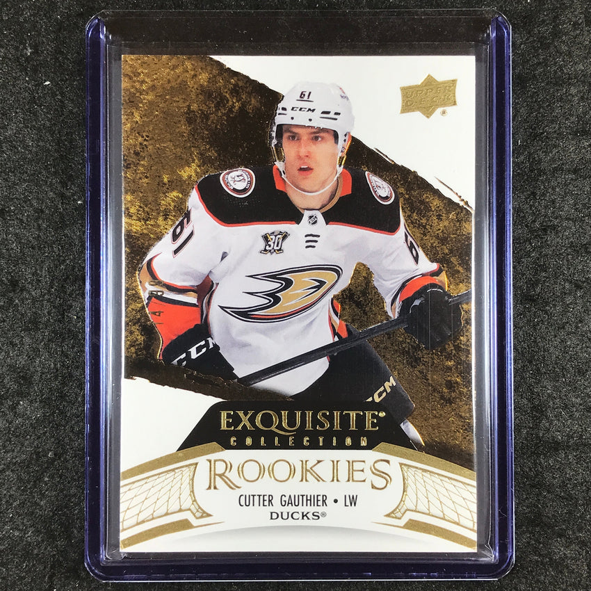2024-25 Black Diamond NHL CUTTER GAUTHIER Exquisite Rookies Gold 14/99