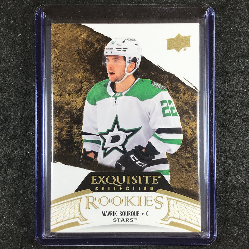 2024-25 Black Diamond NHL MAVRIK BOURQUE Exquisite Rookies Gold 87/99