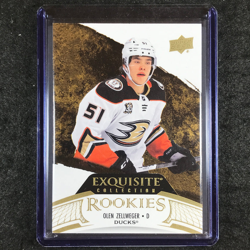 2024-25 Black Diamond NHL OLEN ZELLWEGER Exquisite Rookies Gold 48/99