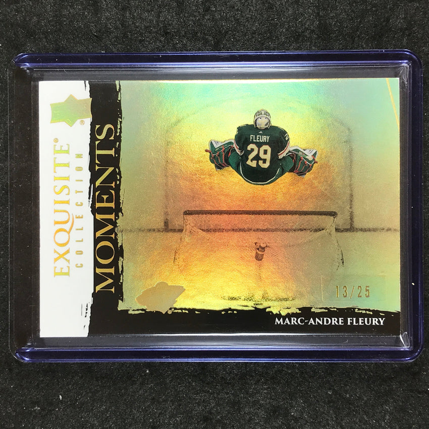 2024-25 Black Diamond NHL MARC-ANDRE FLEURY Exquisite Moments Gold 13/25