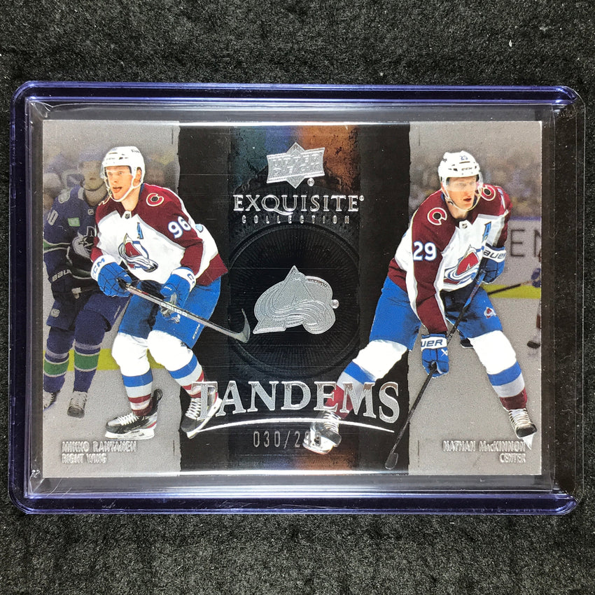 2024-25 Black Diamond NHL RANTANEN NATHAN MACKINNON Exquisite Tandems 30/299